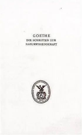 Wolf / Troll / Kuhn |  Goethe. Die Schriften der Naturwissenschaft (Leopoldina) | Buch |  Sack Fachmedien