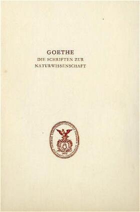 Wolf / Troll / Kuhn |  Goethe. Die Schriften zur Naturwissenschaft (Leopoldina) | Buch |  Sack Fachmedien