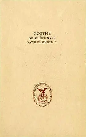 Wolf / Troll / Kuhn |  Goethe. Die Schriften zur Naturwissenschaft (Leopoldina) | Buch |  Sack Fachmedien