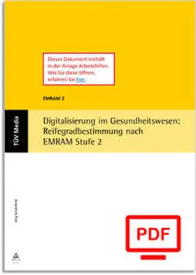 Schönfeld |  Digitalisierung im Gesundheitswesen: Reifegradbestimmung nach EMRAM Stufe 2 (E-Book, PDF) | eBook | Sack Fachmedien