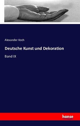 Koch |  Deutsche Kunst und Dekoration | Buch |  Sack Fachmedien