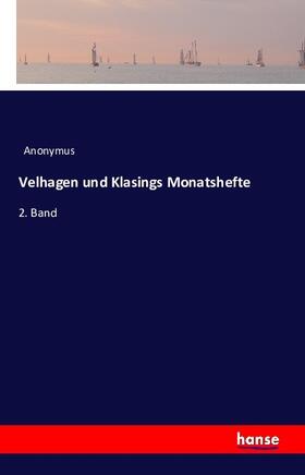 Anonymus |  Velhagen und Klasings Monatshefte | Buch |  Sack Fachmedien