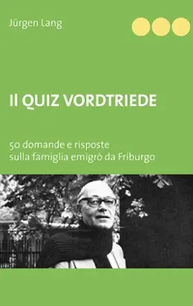 Lang |  Il Quiz Vordtriede | Buch |  Sack Fachmedien