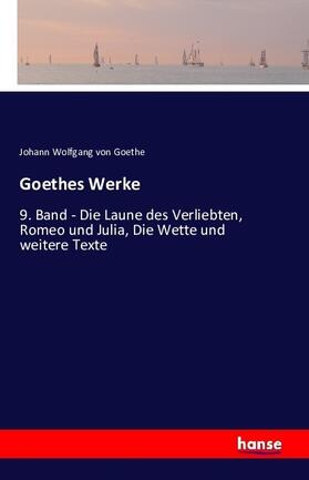 Goethe |  Goethes Werke | Buch |  Sack Fachmedien