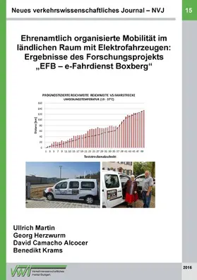 Martin / Herzwurm / Camacho Alcocer |  Neues verkehrswissenschaftliches Journal - Ausgabe 15 | eBook | Sack Fachmedien