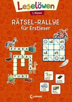 Loewe Lernen und Rätseln |  Leselöwen Rätsel-Rallye für Erstleser - 1. Klasse (Orange) | Buch |  Sack Fachmedien