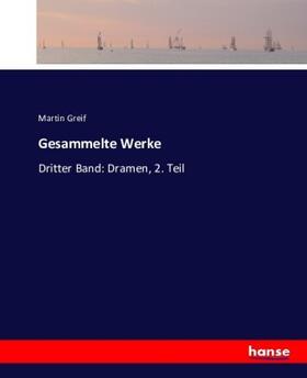 Greif |  Gesammelte Werke | Buch |  Sack Fachmedien