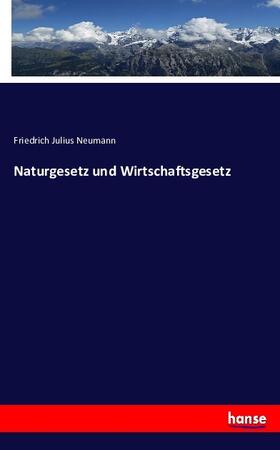 Neumann |  Naturgesetz und Wirtschaftsgesetz | Buch |  Sack Fachmedien