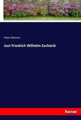 Zimmer |  Just Friedrich Wilhelm Zachariä | Buch |  Sack Fachmedien