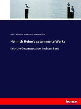 Heine / Karpeles / Buchheim |  Heinrich Heine's gesammelte Werke | Buch |  Sack Fachmedien