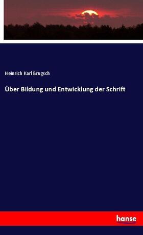 Brugsch |  Über Bildung und Entwicklung der Schrift | Buch |  Sack Fachmedien