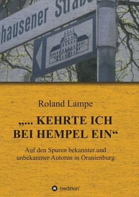 Lampe |  ¿... kehrte ich bei Hempel ein¿ | Buch |  Sack Fachmedien