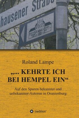 Lampe |  ¿... kehrte ich bei Hempel ein¿ | Buch |  Sack Fachmedien