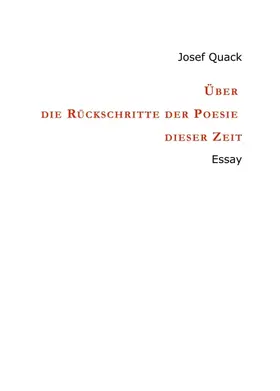 Quack |  Über die Rückschritte der Poesie dieser Zeit | Buch |  Sack Fachmedien