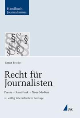 Fricke |  Fricke, E: Recht für Journalisten | Buch |  Sack Fachmedien