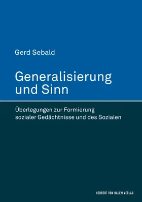 Sebald |  Generalisierung und Sinn | eBook | Sack Fachmedien