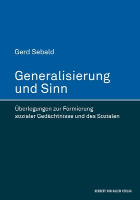 Sebald |  Generalisierung und Sinn | eBook | Sack Fachmedien