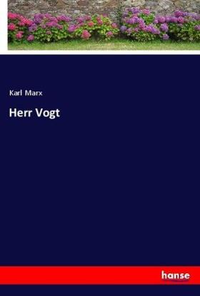 Marx |  Herr Vogt | Buch |  Sack Fachmedien