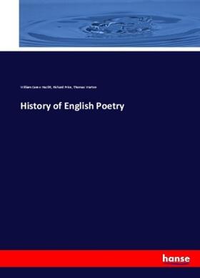 Hazlitt / Price / Warton |  History of English Poetry | Buch |  Sack Fachmedien