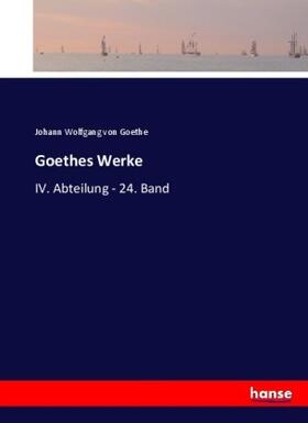 Goethe |  Goethes Werke | Buch |  Sack Fachmedien