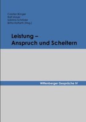 Bünger / Mayer / Schröder |  Leistung - Anspruch und Scheitern | Buch |  Sack Fachmedien