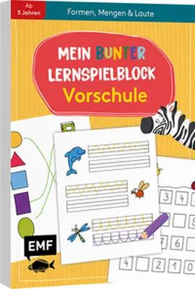  Mein bunter Lernspielblock - Vorschule: Formen, Mengen und Laute | Buch |  Sack Fachmedien