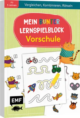  Mein bunter Lernspielblock - Vorschule: Vergleichen, Kombinieren, Rätseln | Buch |  Sack Fachmedien