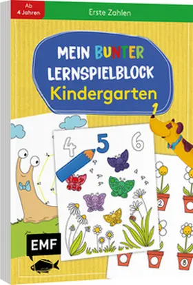  Mein bunter Lernspielblock - Kindergarten: Erste Zahlen | Buch |  Sack Fachmedien