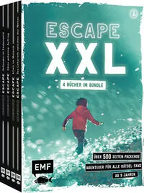 Varennes-Schmitt / Lylian / Oltramare |  Escape XXL - über 500 Seiten packende Abenteuer für alle Rätsel-Fans ab 9 Jahren (Band 2) | Buch |  Sack Fachmedien