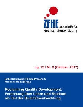 Steinhardt / Pohlenz / Merkt |  Reclaiming Quality Development: | eBook | Sack Fachmedien
