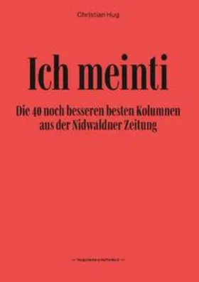 Hug |  Ich meinti II | Buch |  Sack Fachmedien