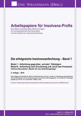 Strandmann |  Die erfolgreiche Insolvenzanfechtung ¿ Band 1 | Buch |  Sack Fachmedien