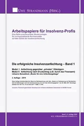 Strandmann |  Die erfolgreiche Insolvenzanfechtung - Band 1 | eBook | Sack Fachmedien