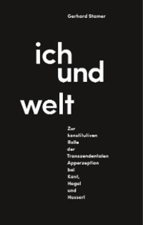 Stamer |  Ich und Welt | eBook | Sack Fachmedien