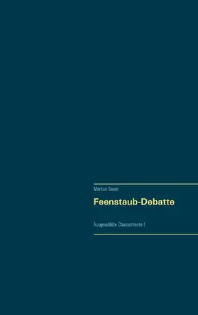 Sauer |  Feenstaub-Debatte | eBook | Sack Fachmedien