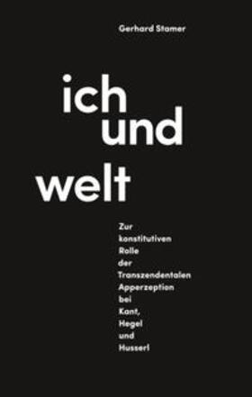 Stamer |  Ich und Welt | Buch |  Sack Fachmedien