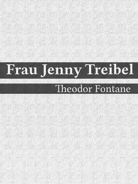 Fontane |  Frau Jenny Treibel | eBook | Sack Fachmedien