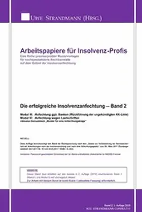 Strandmann |  Die erfolgreiche Insolvenzanfechtung - Band 2 | eBook | Sack Fachmedien