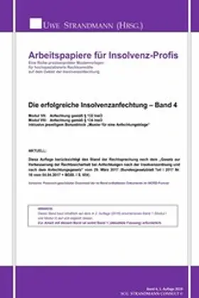 Strandmann |  Die erfolgreiche Insolvenzanfechtung - Band 4 | eBook | Sack Fachmedien