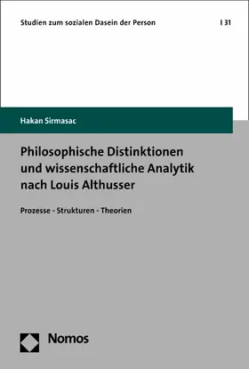 Sirmasac |  Philosophische Distinktionen und wissenschaftliche Analytik nach Louis Althusser | eBook | Sack Fachmedien