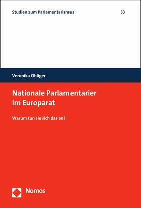 Ohliger |  Nationale Parlamentarier im Europarat | eBook | Sack Fachmedien