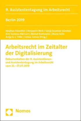 Klawitter / Beck / Günther |  Arbeitsrecht im Zeitalter der Digitalisierung | eBook | Sack Fachmedien