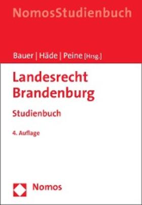 Bauer / Häde / Peine |  Landesrecht Brandenburg | eBook | Sack Fachmedien