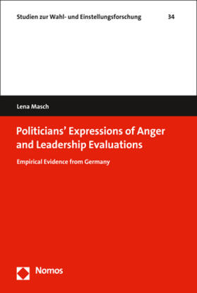 Masch |  Politicians' Expressions of Anger and Leadership Evaluations | eBook | Sack Fachmedien