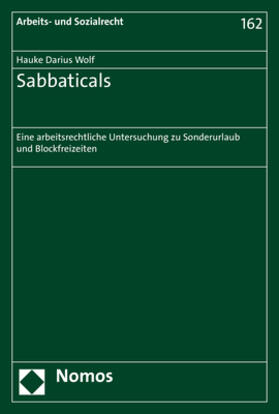 Wolf |  Sabbaticals | eBook | Sack Fachmedien