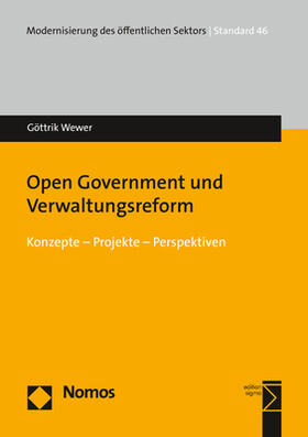 Wewer |  Open Government und Verwaltungsreform | eBook | Sack Fachmedien