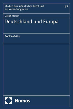 Merten |  Deutschland und Europa | eBook | Sack Fachmedien