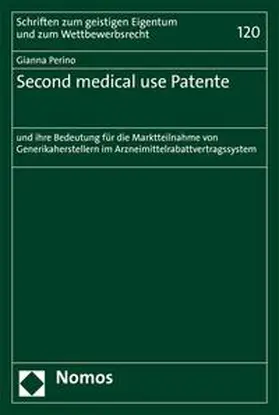 Perino |  Second medical use Patente | eBook | Sack Fachmedien