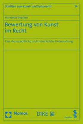 Boecken |  Bewertung von Kunst im Recht | eBook | Sack Fachmedien