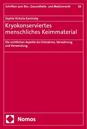 Kaminsky |  Kryokonserviertes menschliches Keimmaterial | eBook | Sack Fachmedien